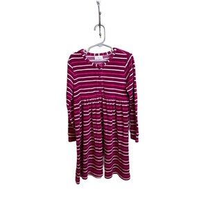 Hanna Anderson Velour Dress Retro Quirky Funky